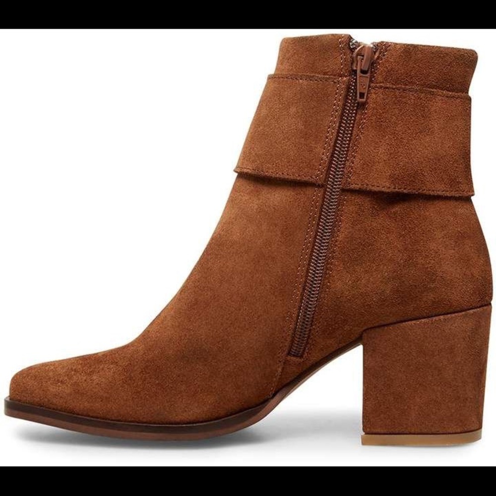 New Steve Madden booker suede ankle booties - Picture 2 of 7